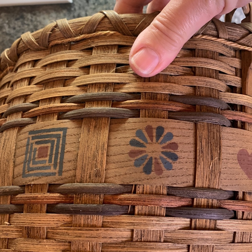 Vintage Handmade Basket - Picture 3 of 8